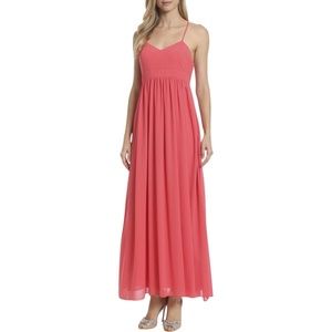 Belle Badgely Mischka Chiffon Maxi Dress